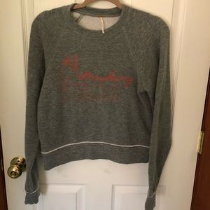 Free People strawberry fields pullover
